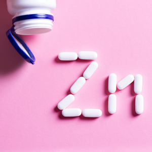 le zinc en suppléments. Image décorative