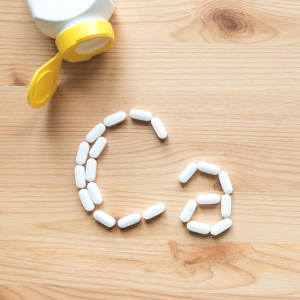 Calcium en supplément. Image décorative