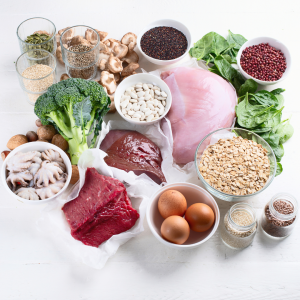 aliments source de fer. Image illustrative.