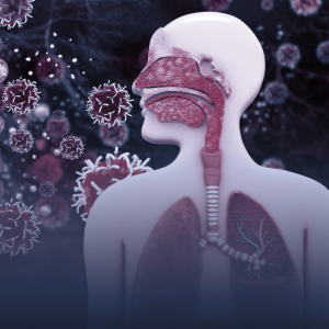 infection des voies respiratoires. Image illustrative