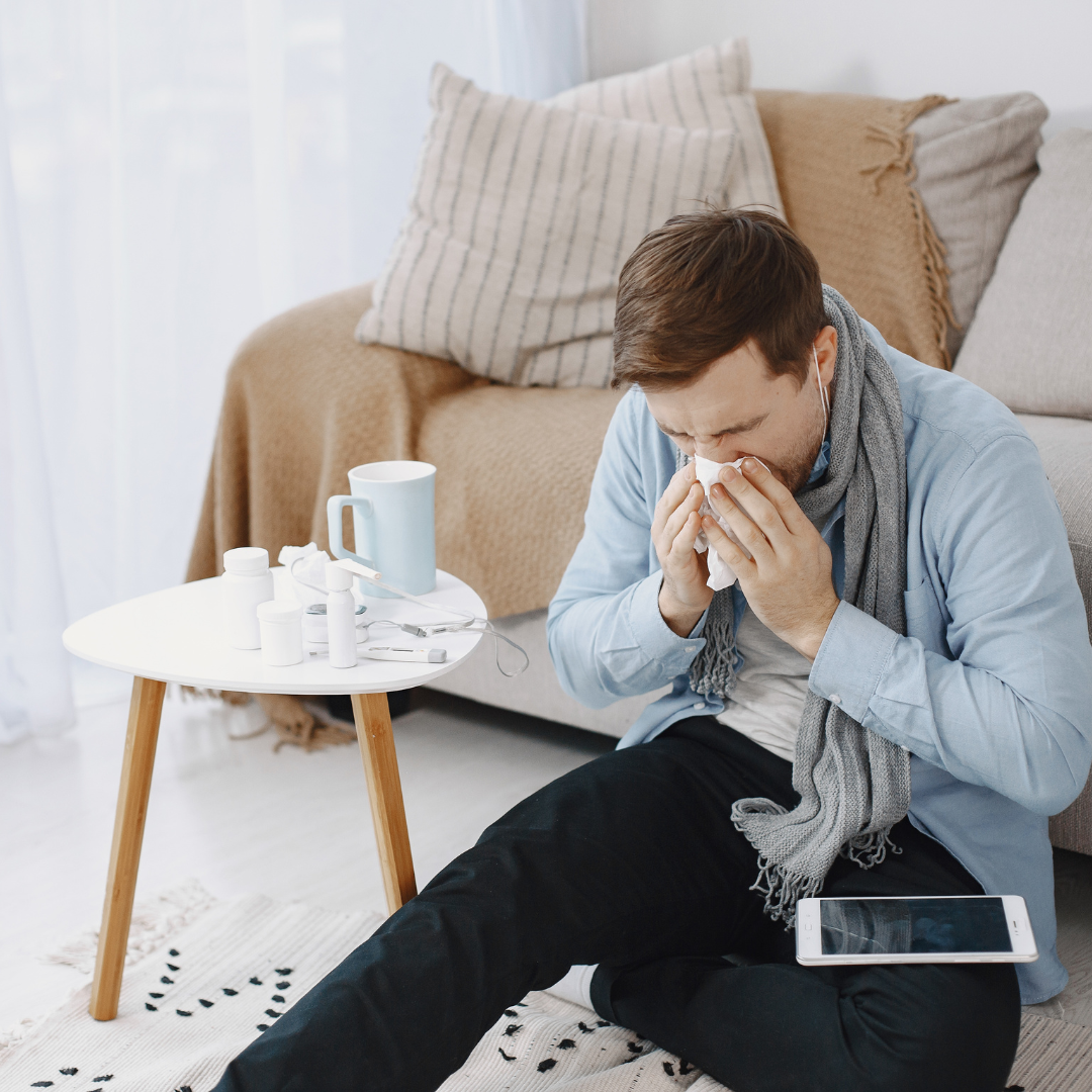 infection des voies respiratoires. Image illustrative