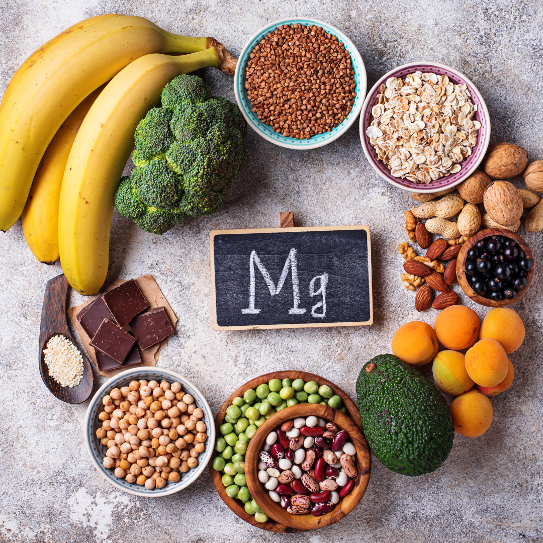 Magnésium et aliments. Image décorative