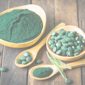 formes de spiruline. Image illustrative