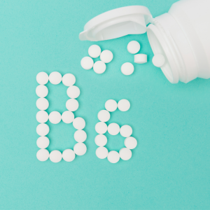 Vitamine B6 en complement. Image décorative