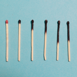 Brûlure types. Image décorative