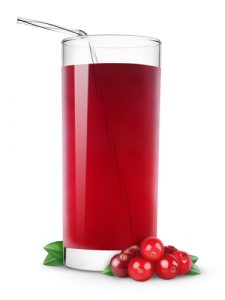 Jus de canneberge. Image illustrative
