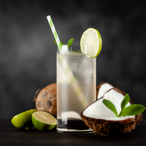 Solution de réhydratation à l'eau de coco. Image décorative