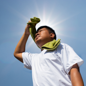 déshydratation. Image illustrative