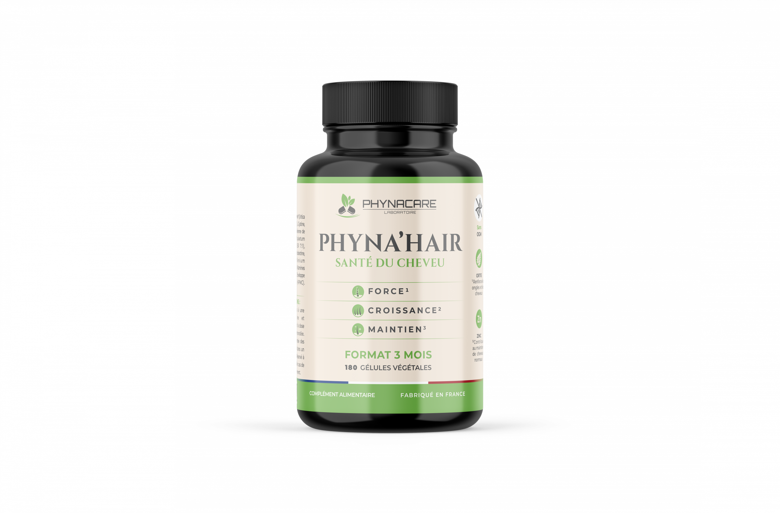 Phyna'Hair. force et croissance du cheveux. Image non contractuelle