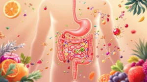 Illustration du confort digestif et de la digestion des nutriments