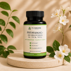 Magnésium Bisglycinate + B6 & D3 - PhynaMag+ | Fatigue, Muscle, Nerfs